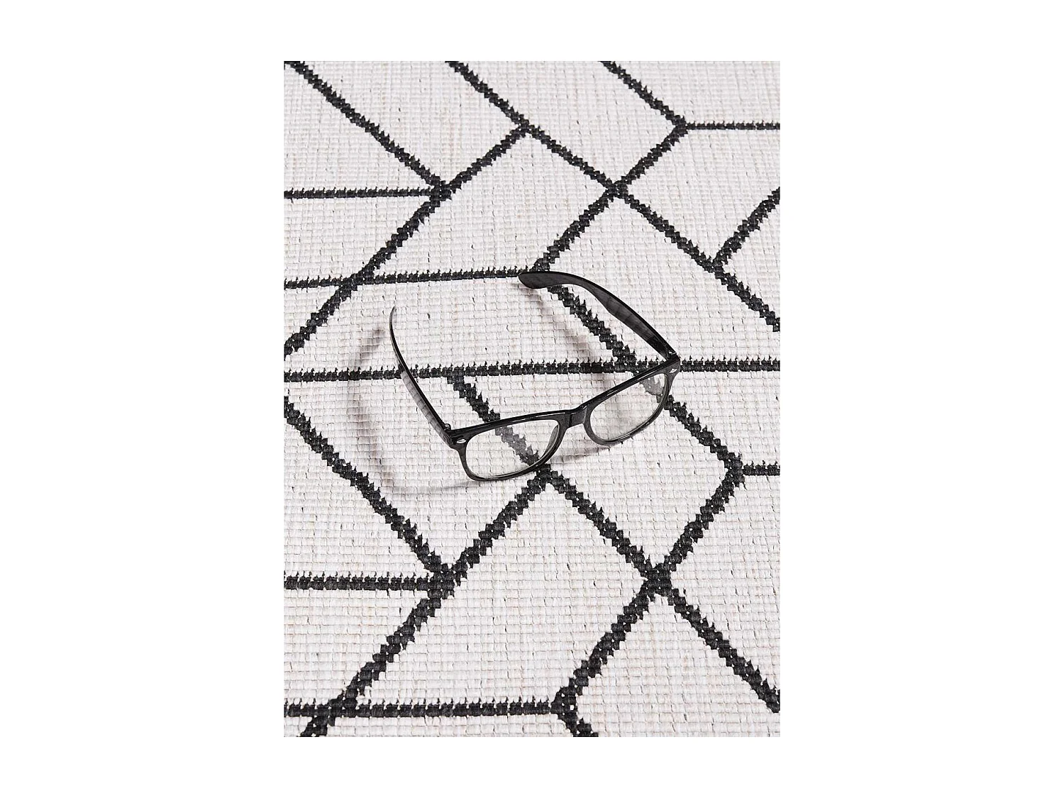 Tappeto da esterno, reversibile kilim 140x200 EX1 BRI crema