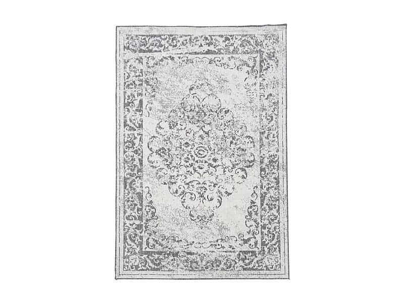 Tapis extérieur, kilim reversible 200x290 LYN2 AP REVERSIBLE gris