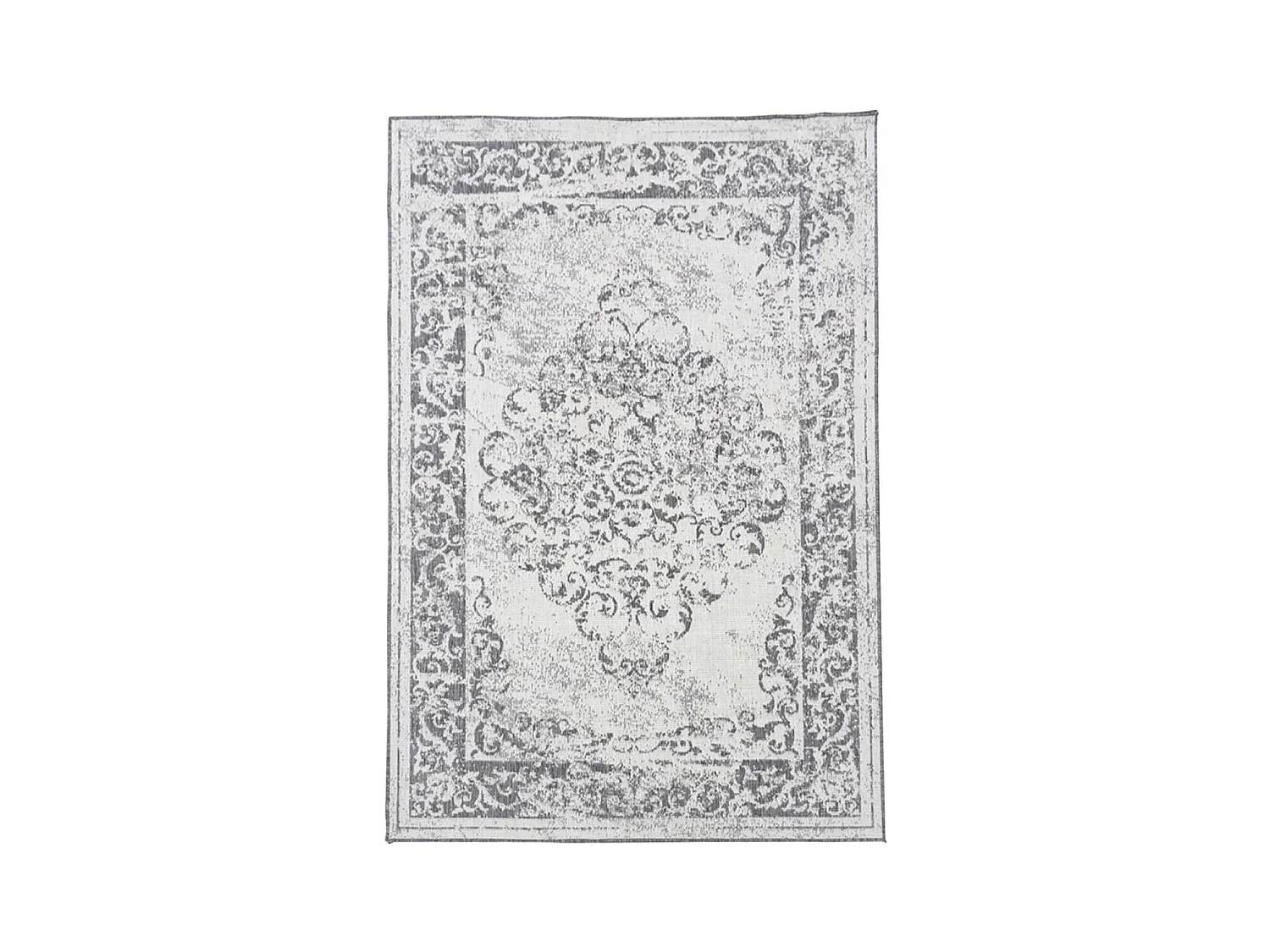 Tapis extérieur, kilim reversible 200x290 LYN2 AP REVERSIBLE gris