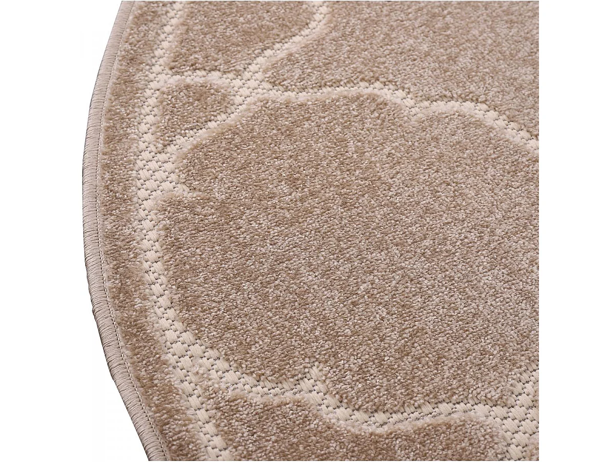 Tapis extérieur 140x200 tissé kilim beige KUMA