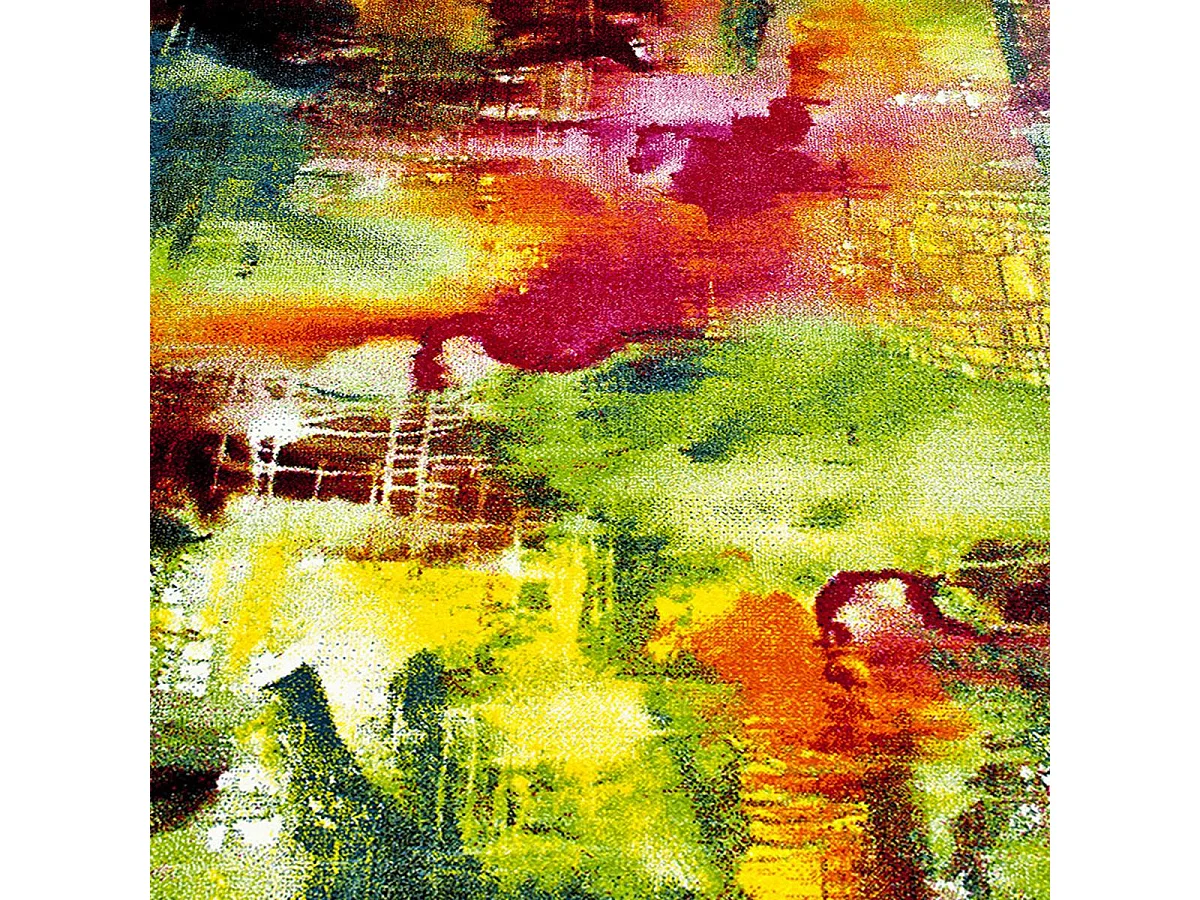 tapis salon 160x230 tissé multicolore rectangle motif géométrique LYN8 BELO 4