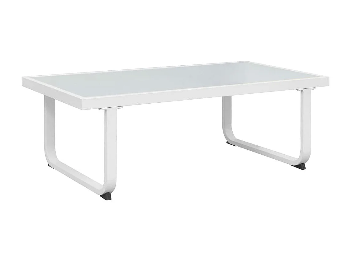 Set de muebles de jardín 5 piezas textilene aluminio negro