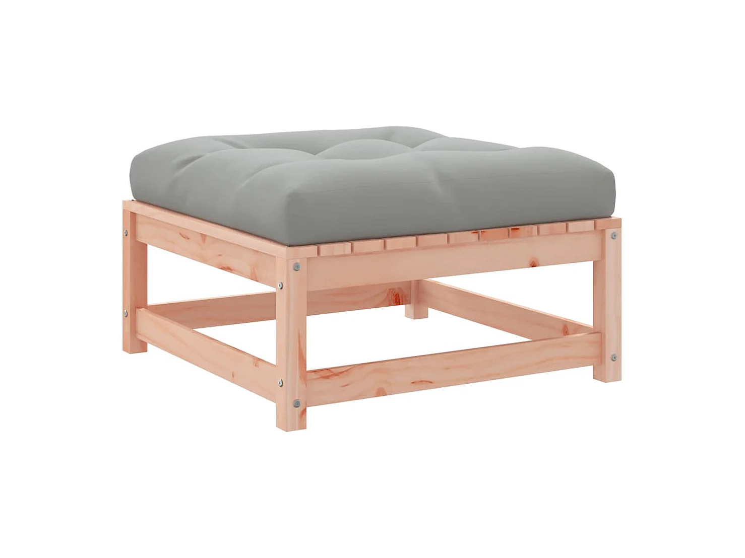 7 peças conj. sofás jardim c/ almofadões madeira abeto-de-douglas