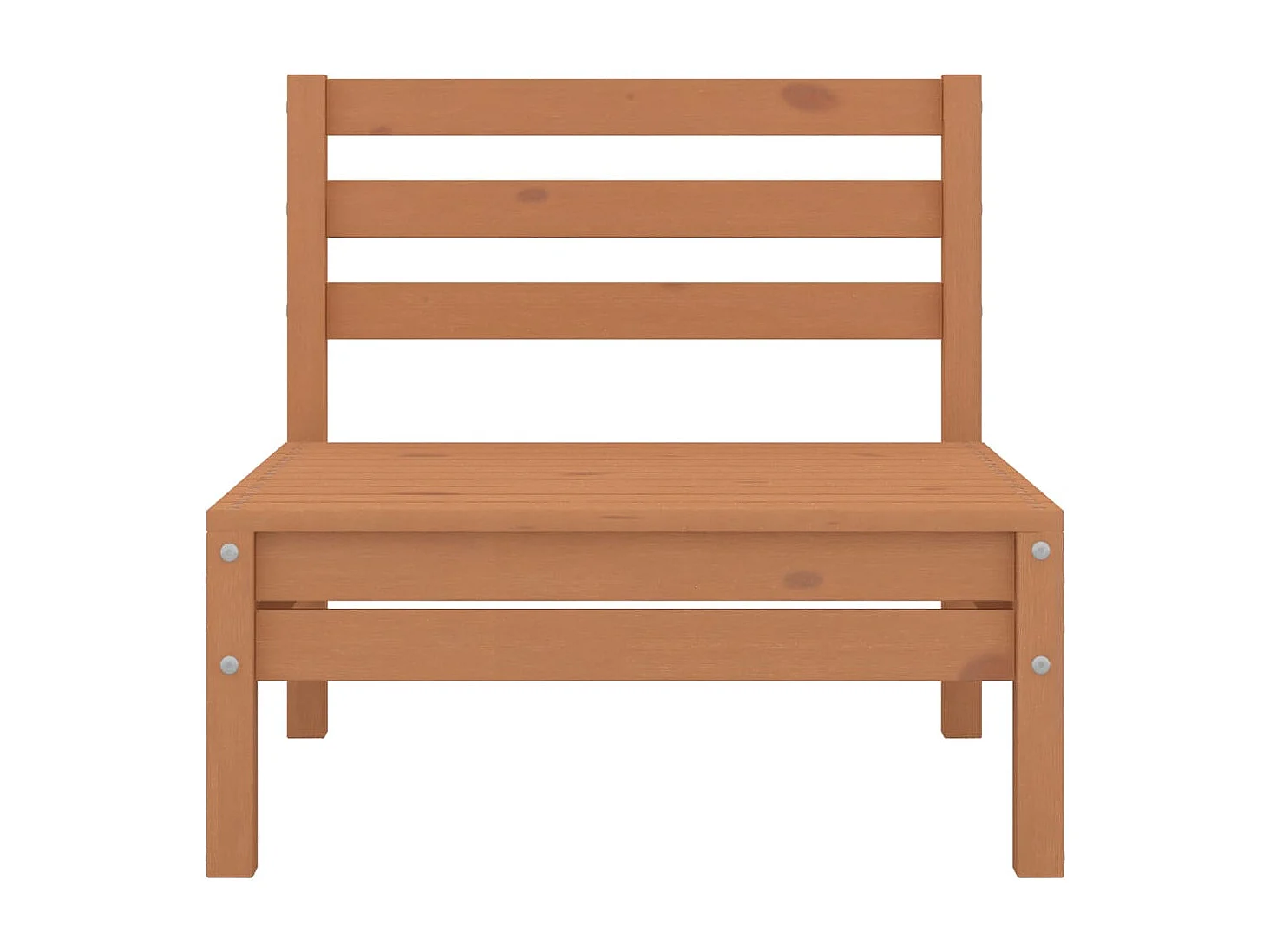 4 peças conjunto lounge de jardim pinho maciço castanho mel