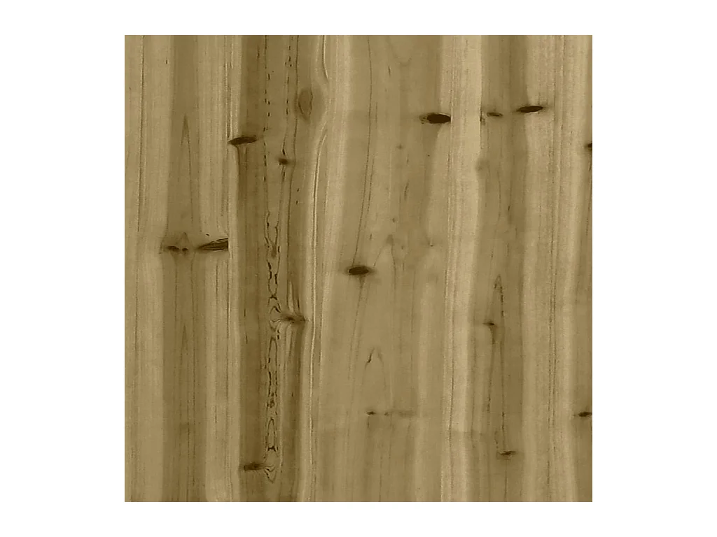 Juego de sofás jardín 6 piezas con cojines madera pino impregnada