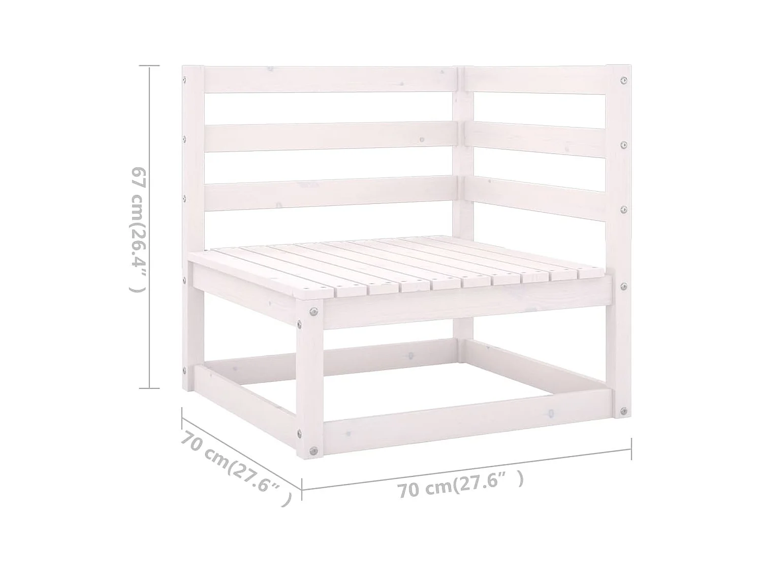 Juego de muebles de jardín 5 piezas y cojines madera pino maciza