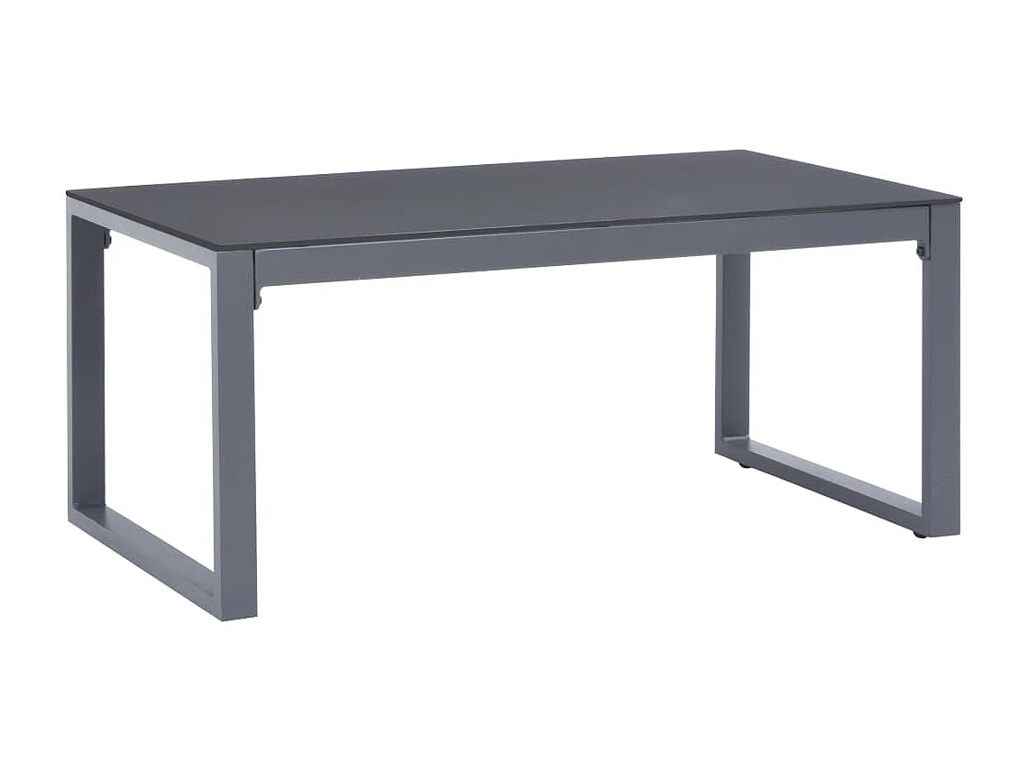 Conjunto lounge p/ jardim com almofadas 3 peças alumínio preto