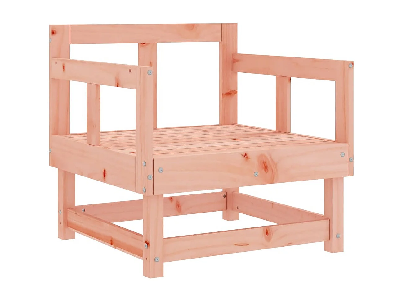 Juego de muebles de jardín 7 piezas madera maciza abeto Douglas