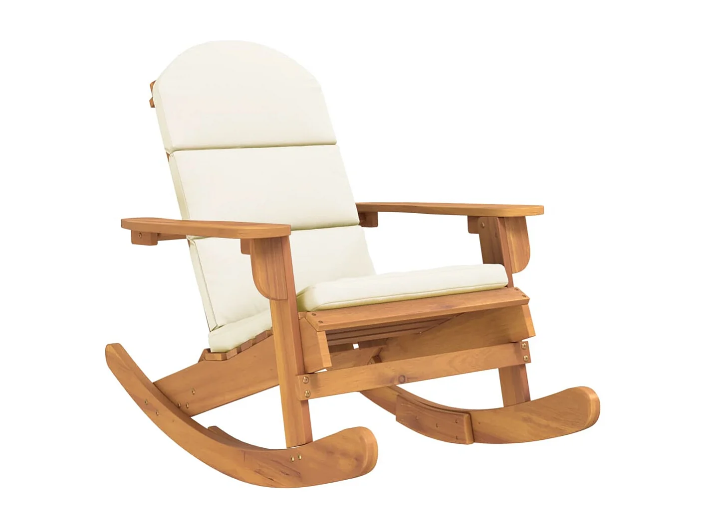 3 peças conjunto lounge de jardim Adirondack acácia maciça