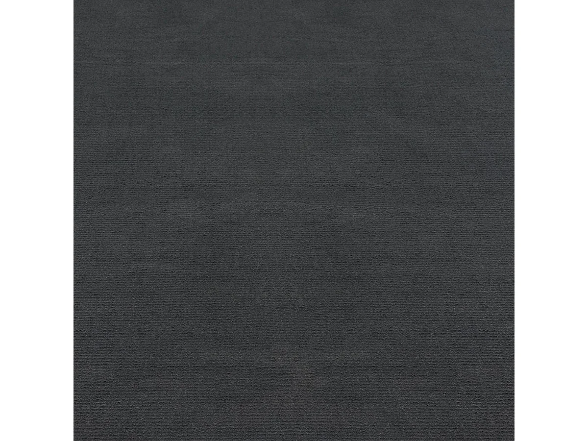 tapis salon 120x170 tissé anthracite rectangle motif uni UNYLE
