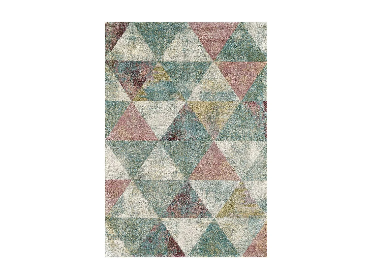 tapis chambre 80x150 tissé multicolore rectangle motif scandinave RONGO