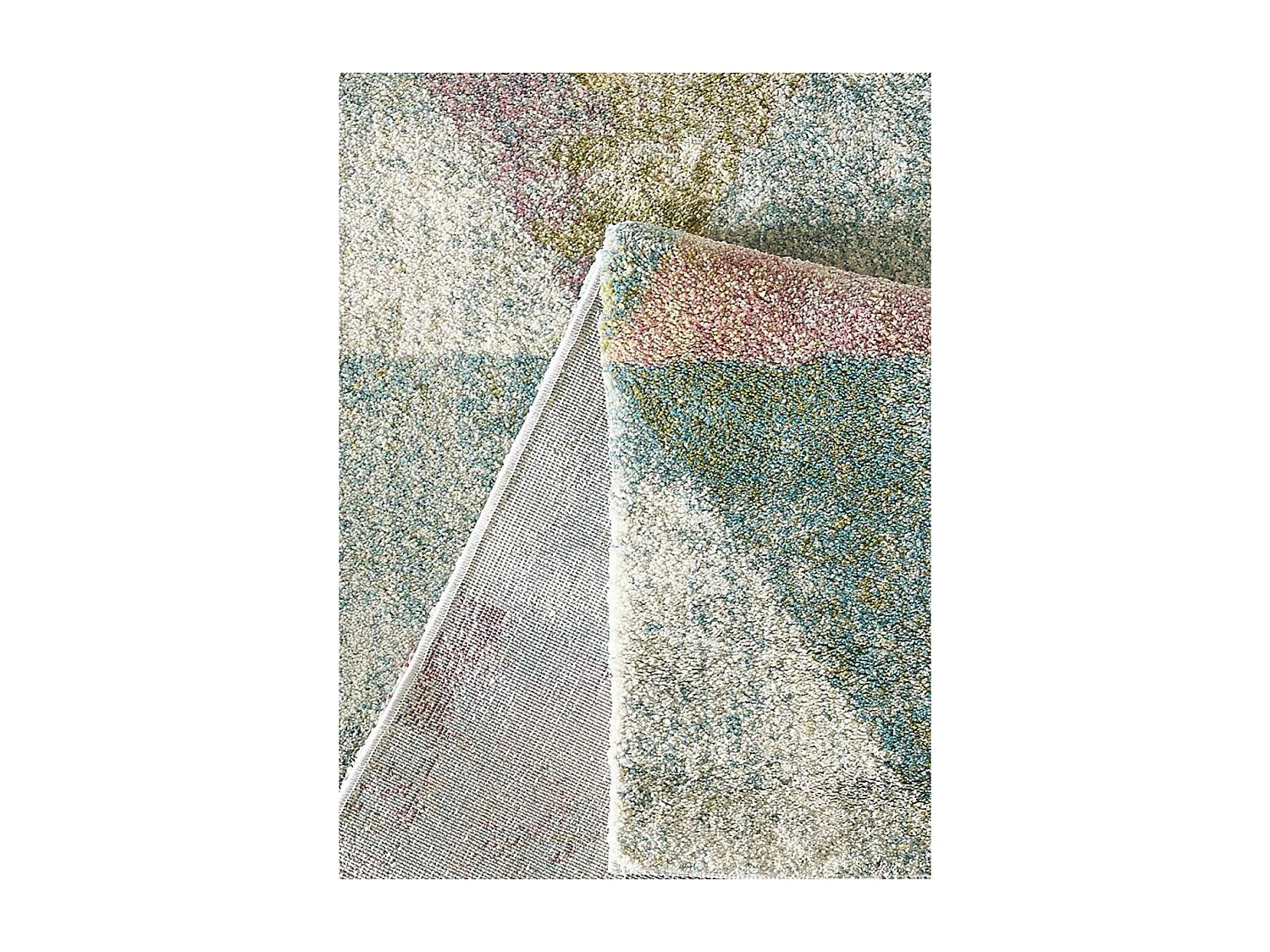 tapis chambre 80x150 tissé multicolore rectangle motif scandinave RONGO