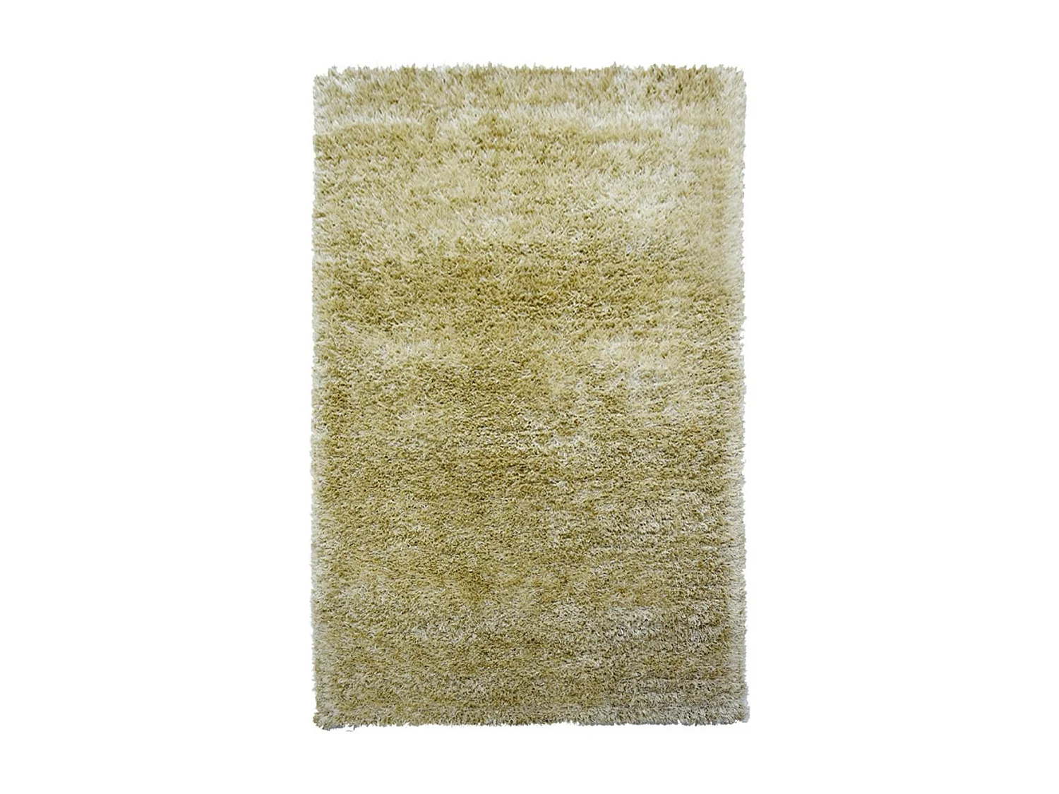 Tapis shaggy 60x110 rectangle fait main crème motif uni  MALAIDROY