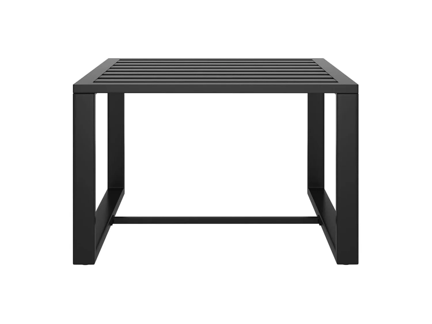 7-delige Loungeset met kussens aluminium antracietkleurig