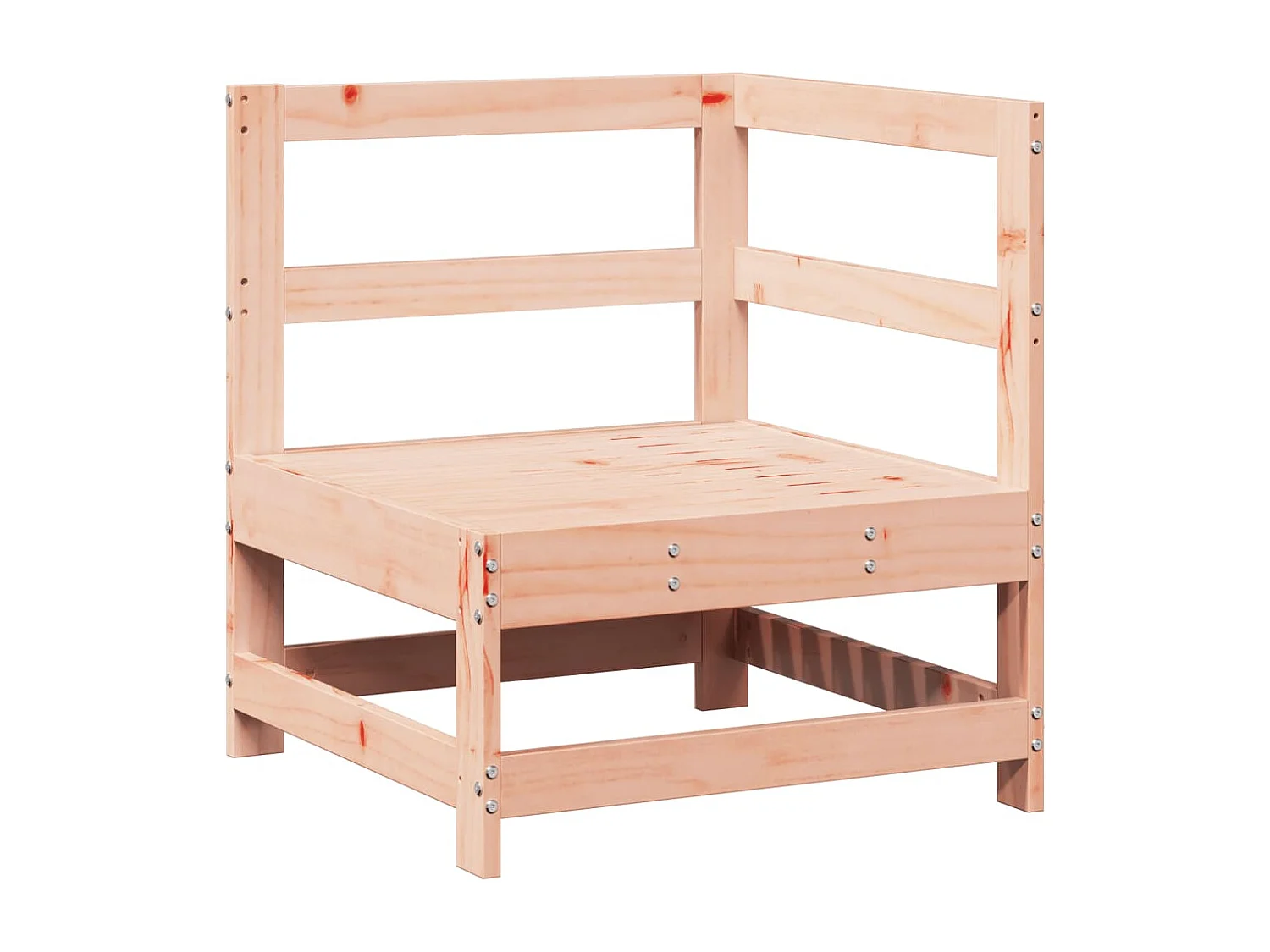 Juego de muebles de jardín 7 piezas madera maciza abeto Douglas