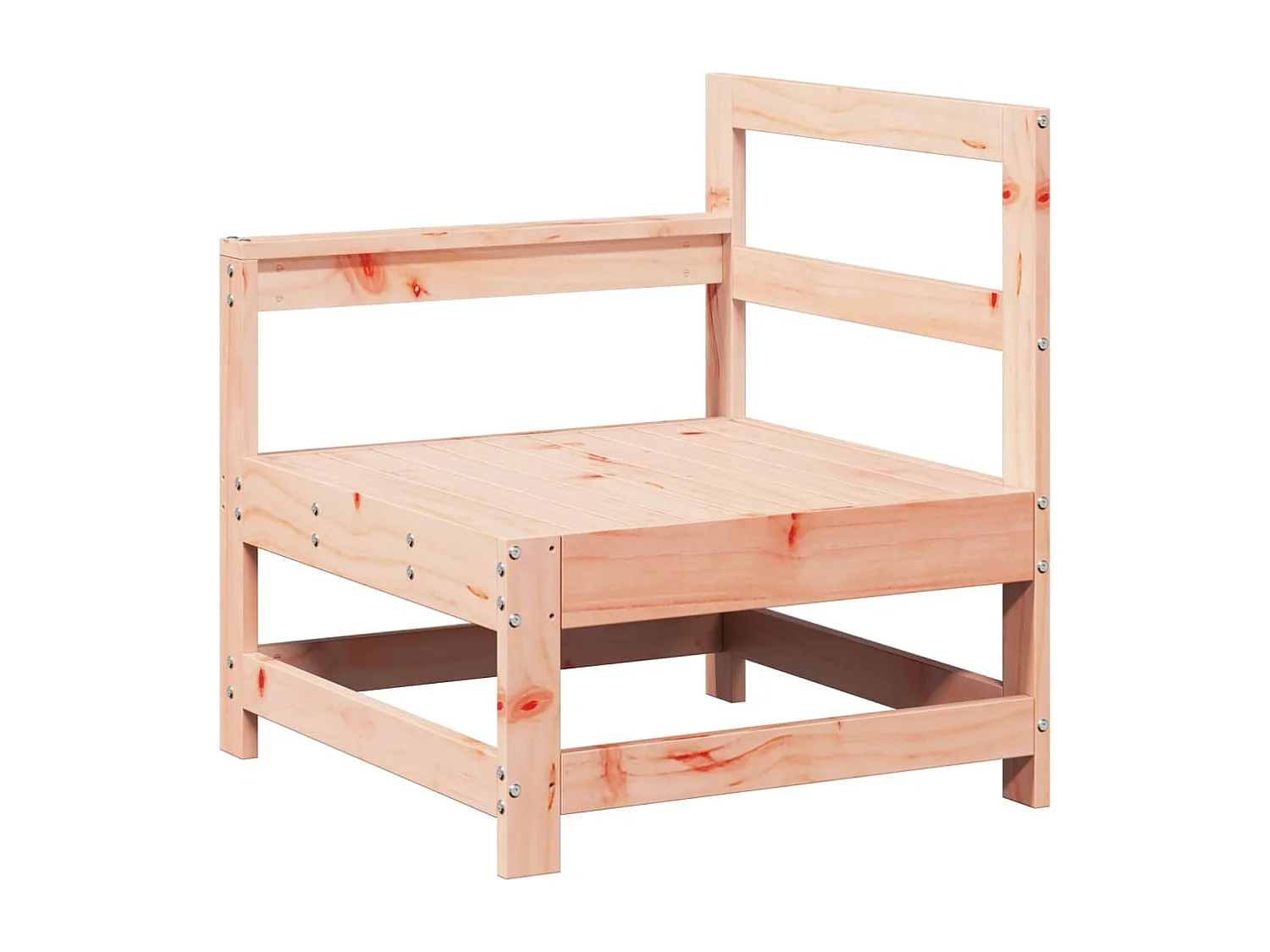 Juego de muebles de jardín 7 piezas madera maciza abeto Douglas