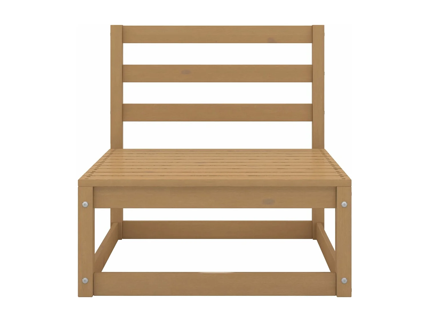 Muebles de jardín 11 piezas madera maciza de pino