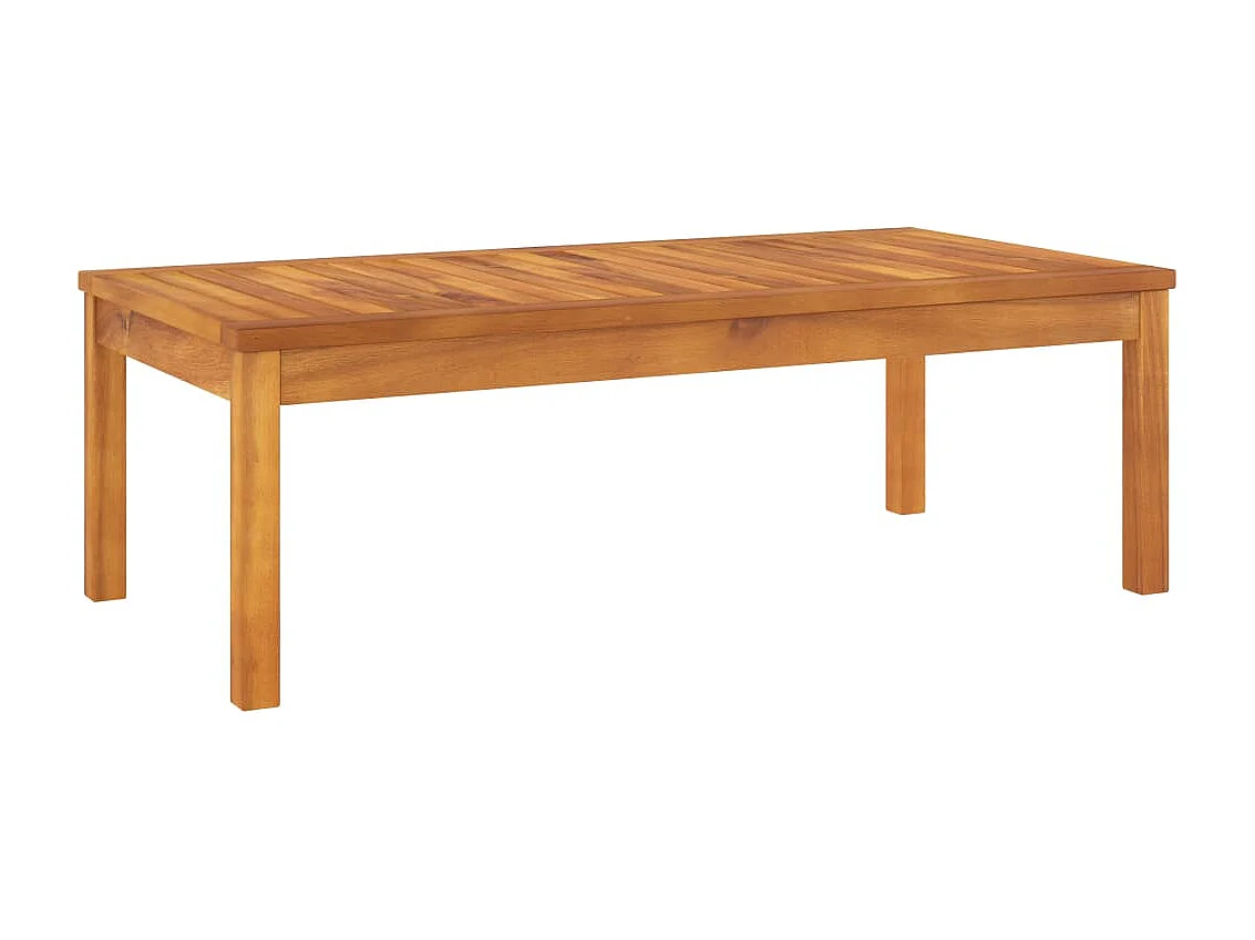 Muebles de jardín 6 piezas cojines crema madera maciza de acacia
