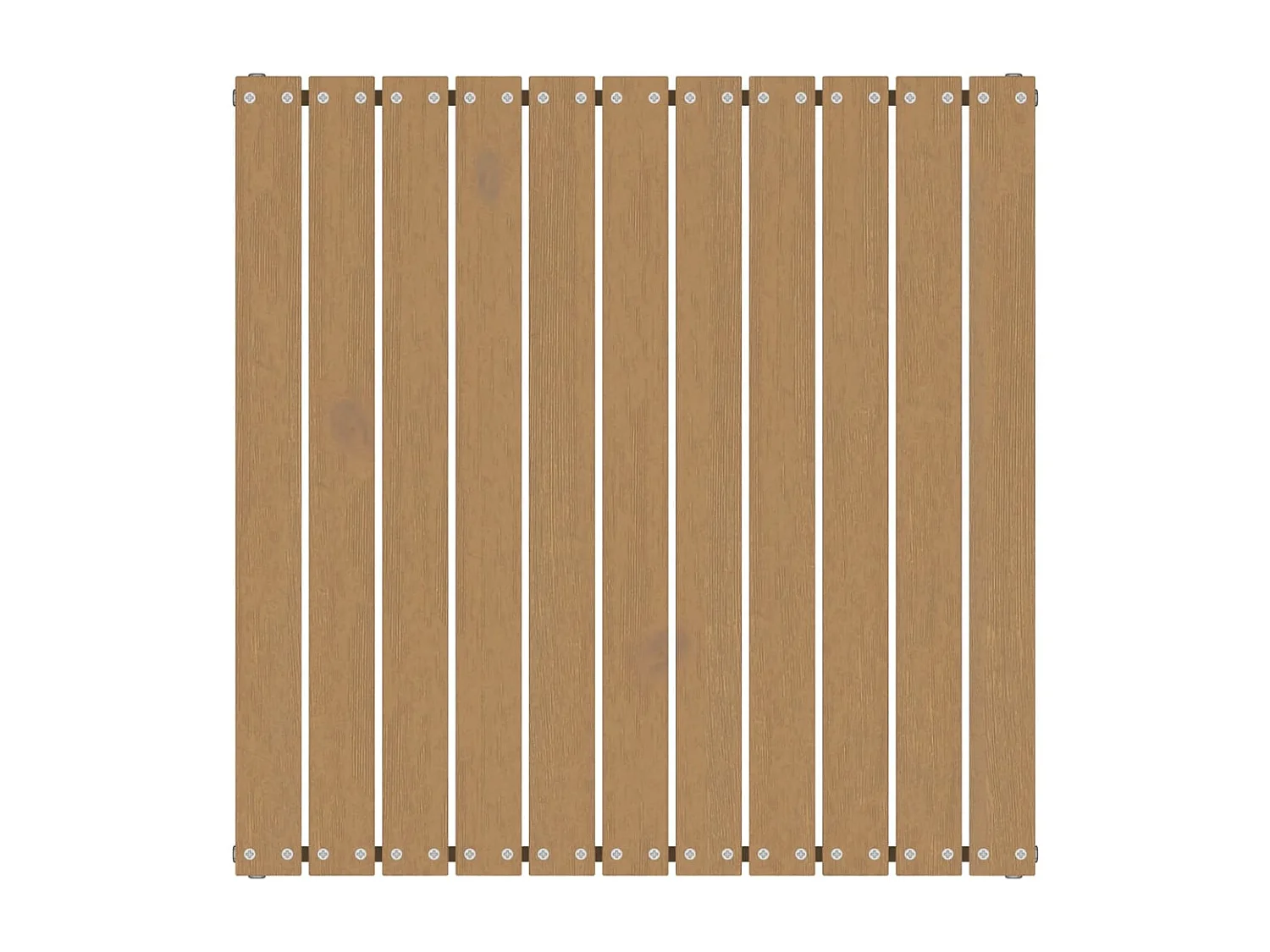 Salon de jardin 3 pièces Marron miel Bois de pin massif