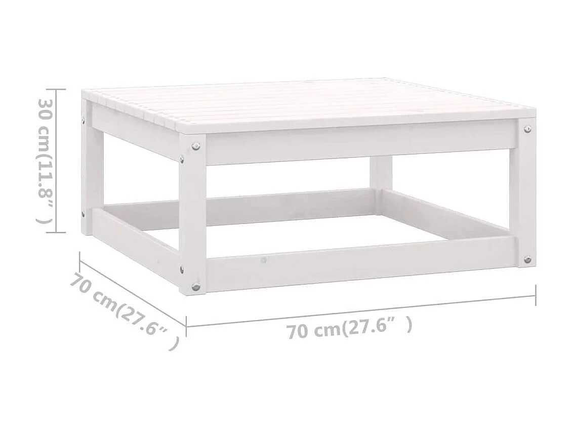 9 peças conjunto lounge de jardim com almofadões pinho maciço