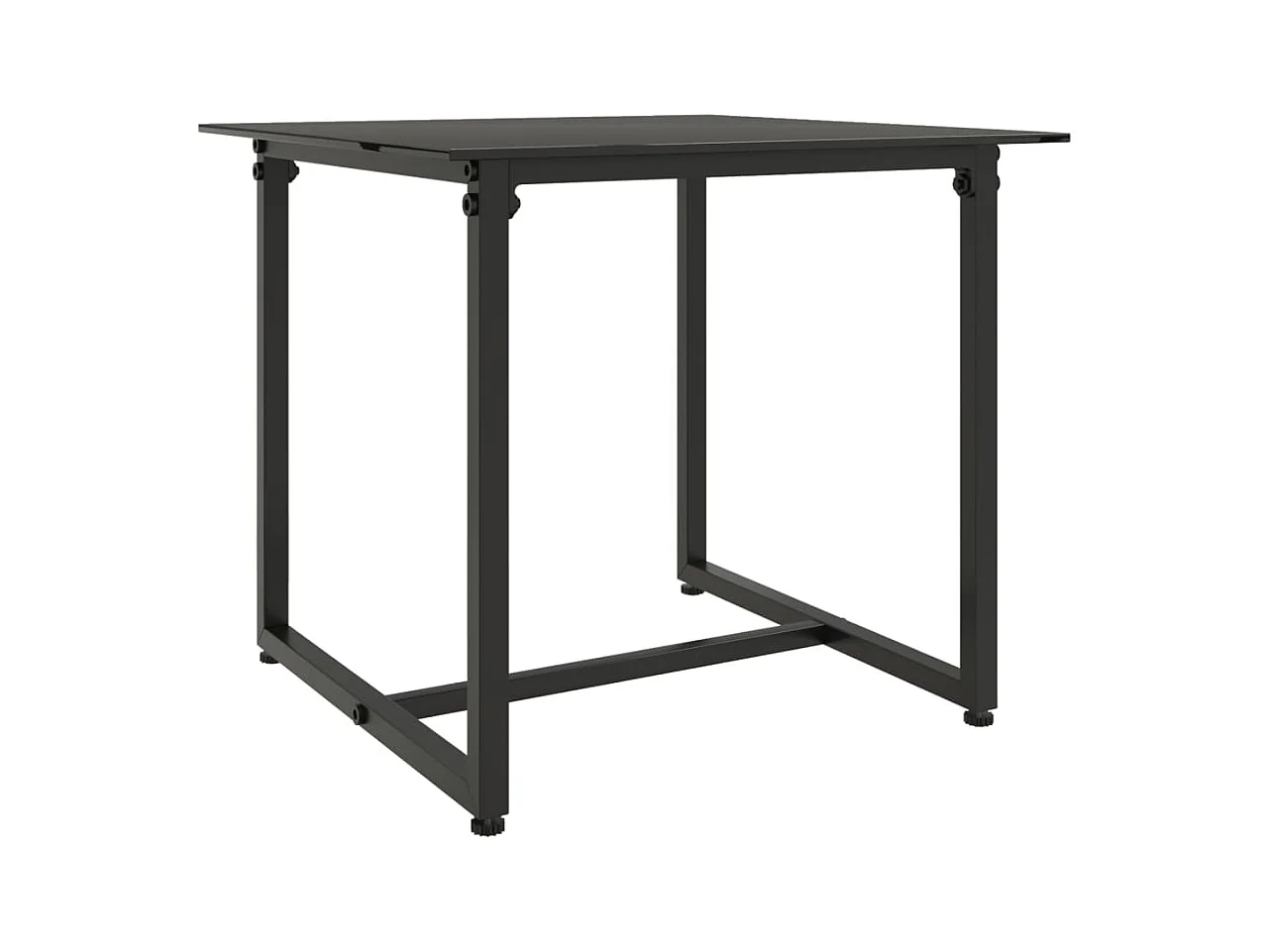 3 peças conjunto lounge de exterior c/ almofadões vime PE preto