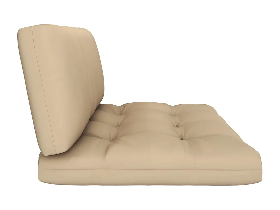 Muebles de palets 4 piezas y cojines madera pino impregnada negro