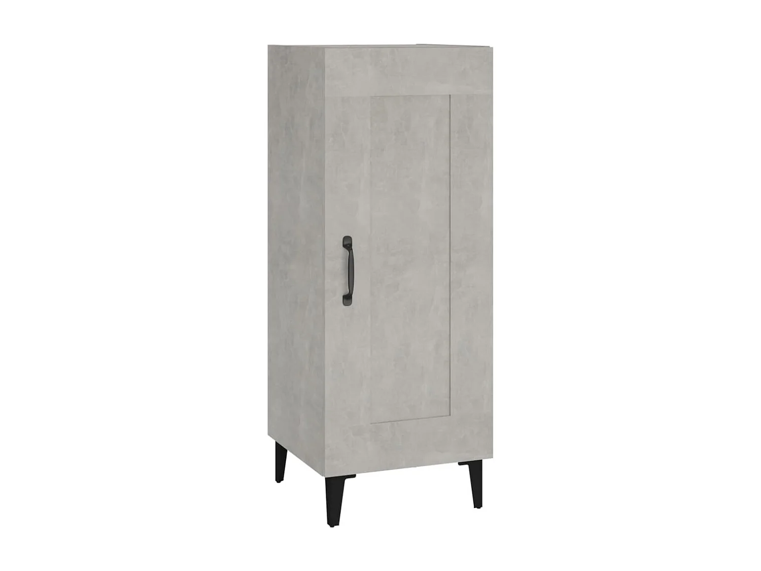 Buffet Gris béton 34,5x34x90 cm Bois d'ingénierie