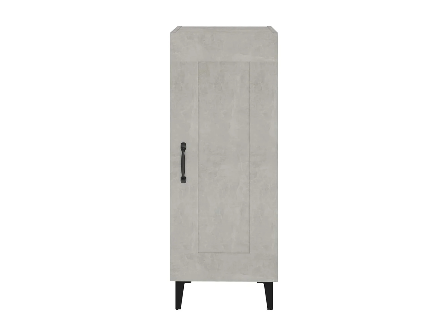 Buffet Gris béton 34,5x34x90 cm Bois d'ingénierie