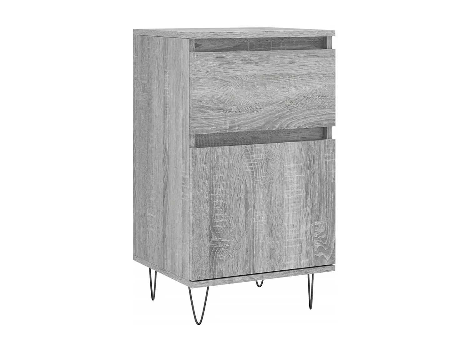 Buffets 2 pièces sonoma gris 40x35x70 cm bois d'ingénierie