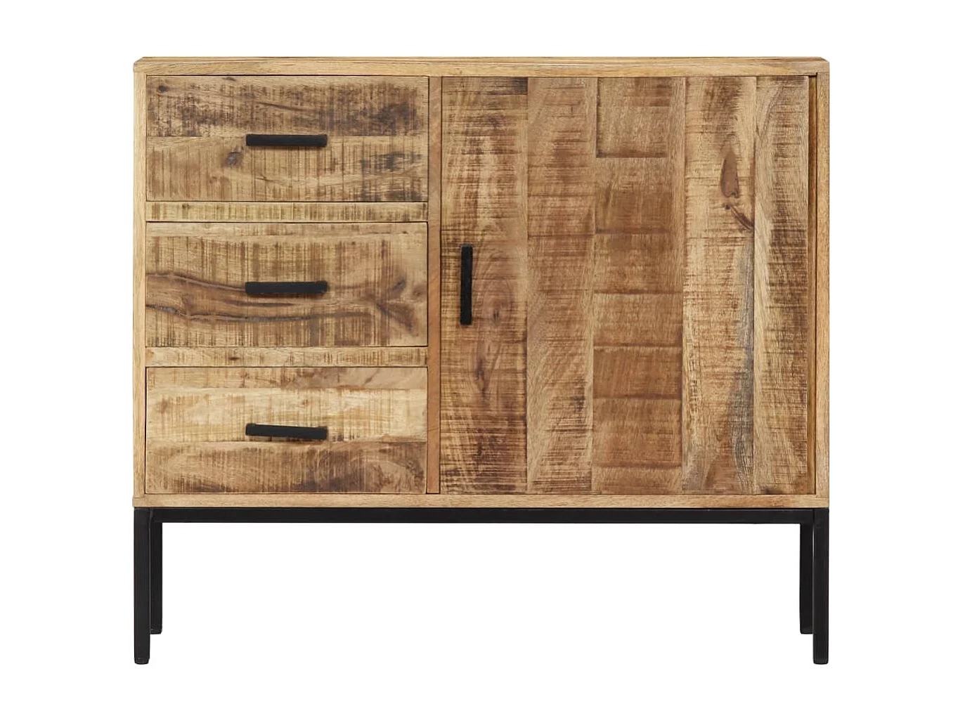 Buffet 88 x 30 x 71 cm Bois de manguier massif