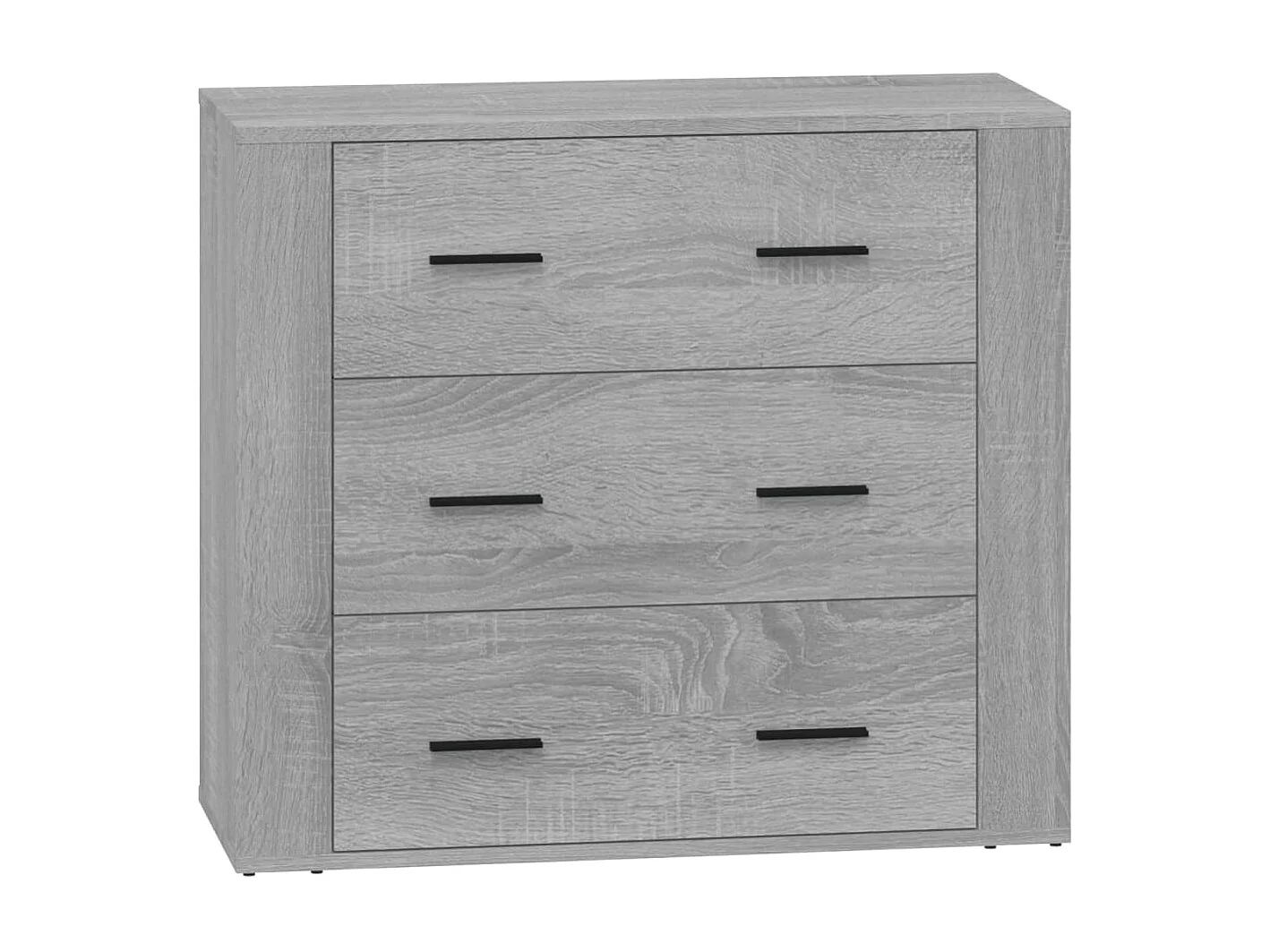 Buffets 2 pièces sonoma gris bois d'ingénierie