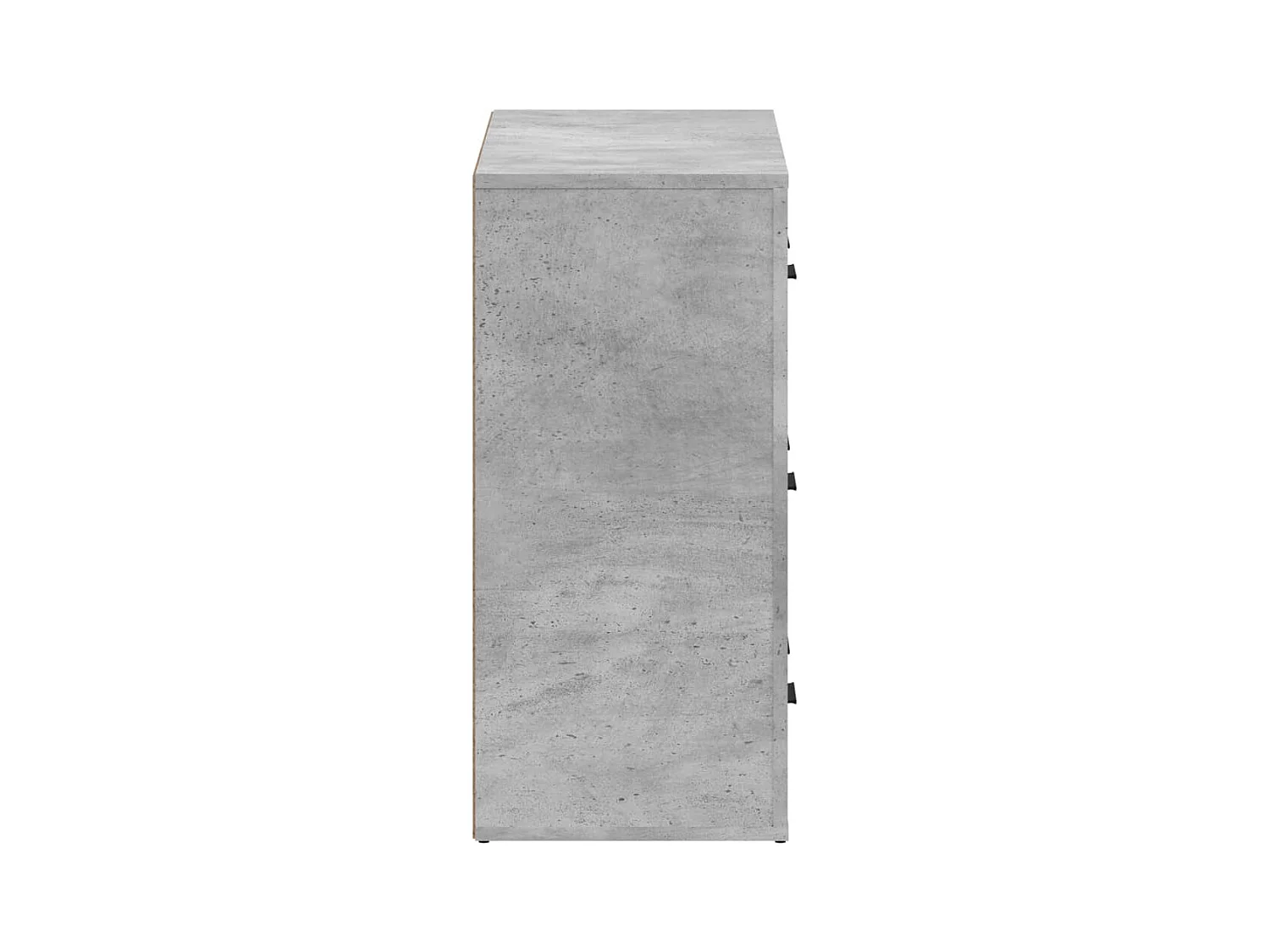 Buffets 2 pièces gris béton bois d'ingénierie