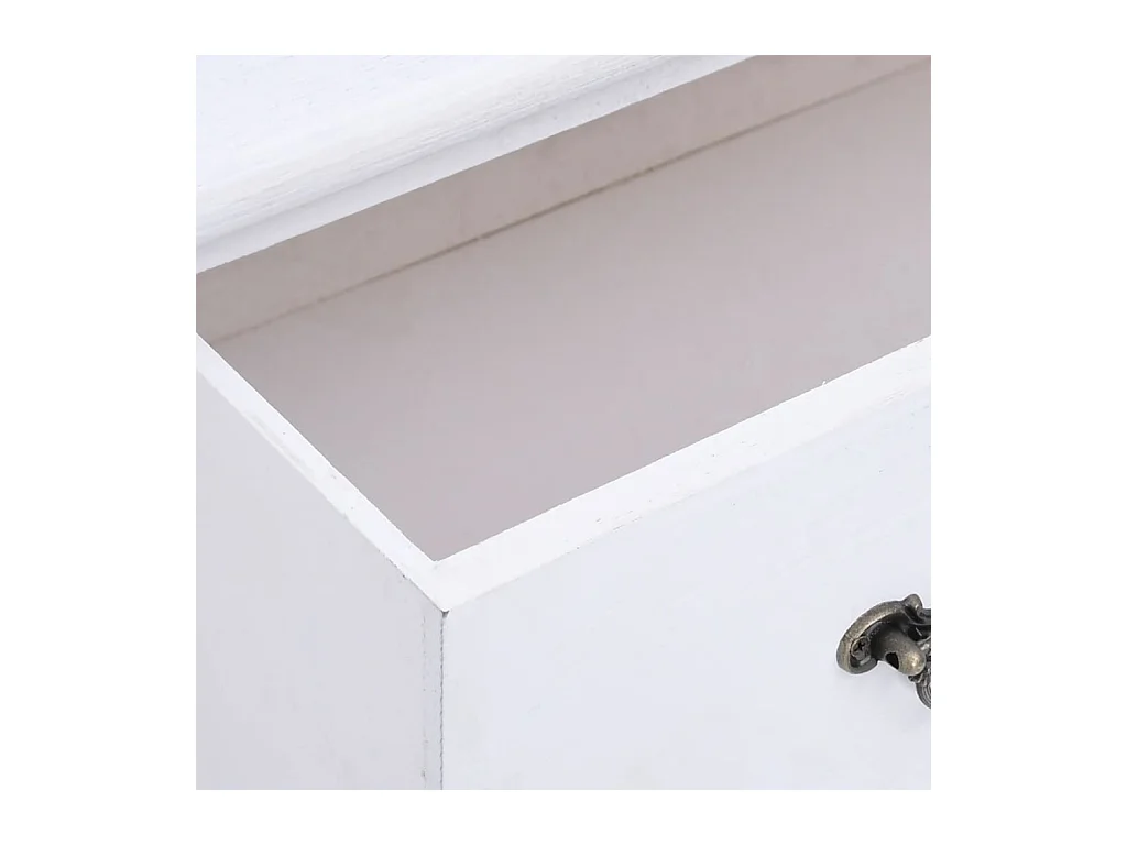 Ladekastukken60x30x75 cm hout wit