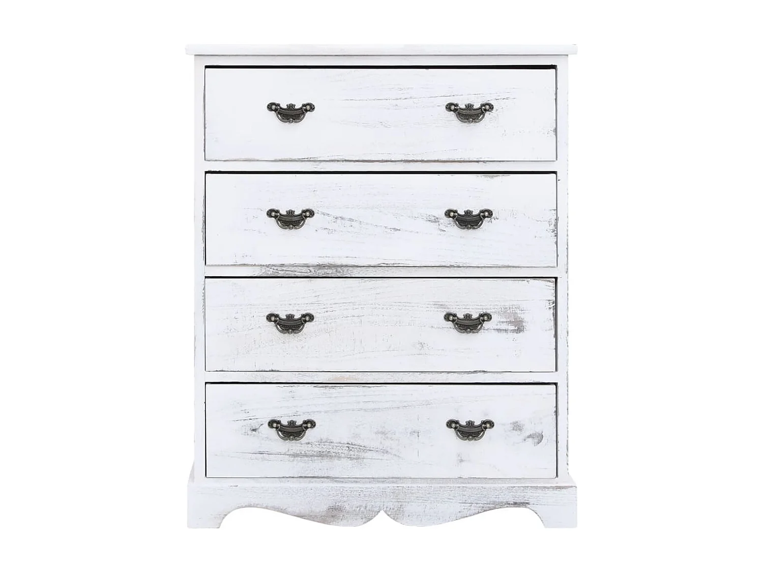 Armoire à tiroirs Blanc 60 x 30 x 75 cm Bois