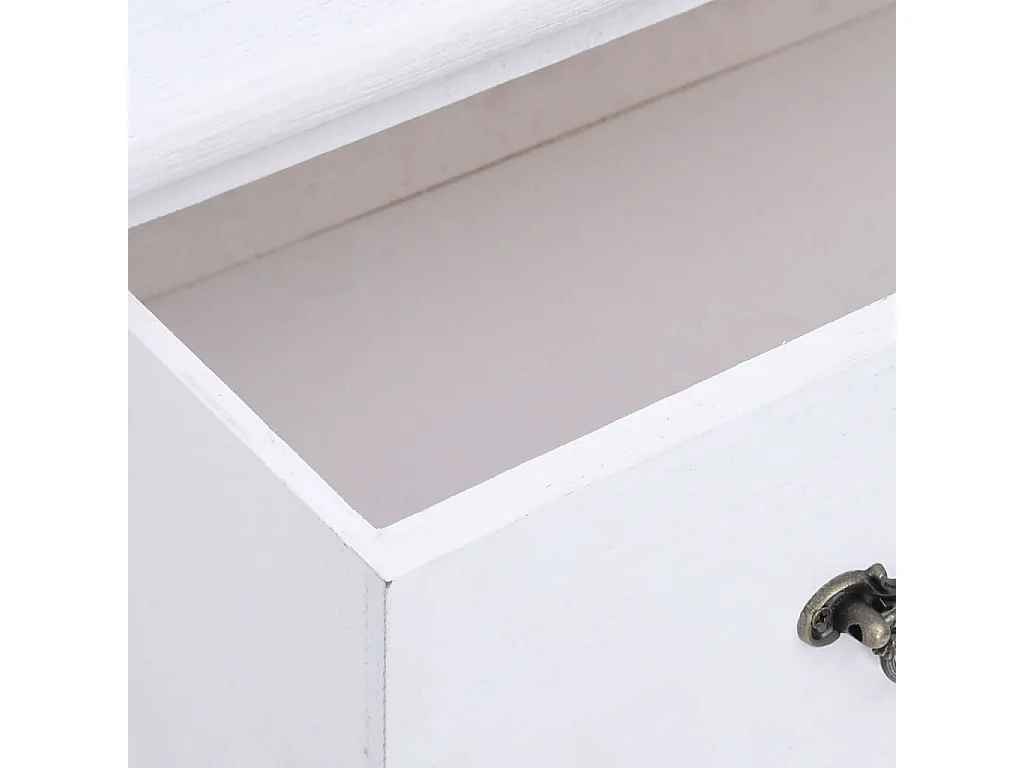 Armoire à tiroirs Blanc 60 x 30 x 75 cm Bois