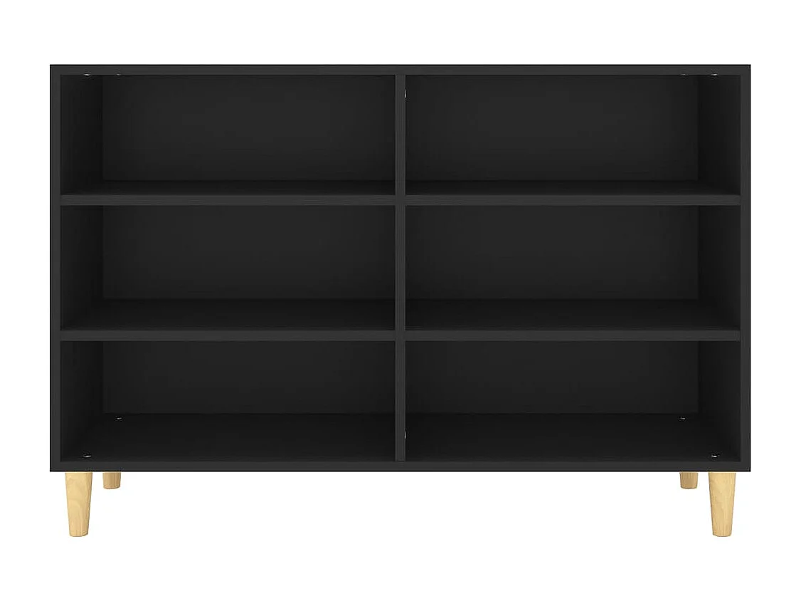 Buffet Noir 103,5x35x70 cm Aggloméré