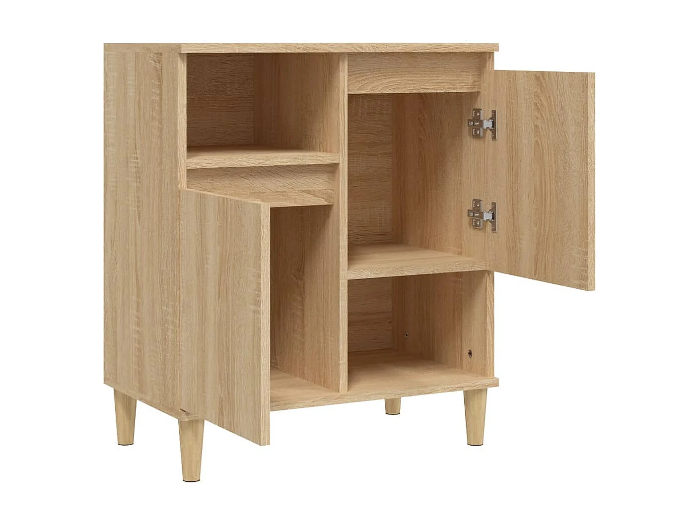 Aparador de madera contrachapada roble Sonoma 60x35x70 cm