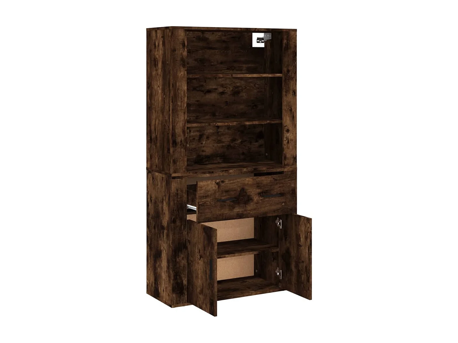 Buffet haut Chêne fumé Bois d'ingénierie