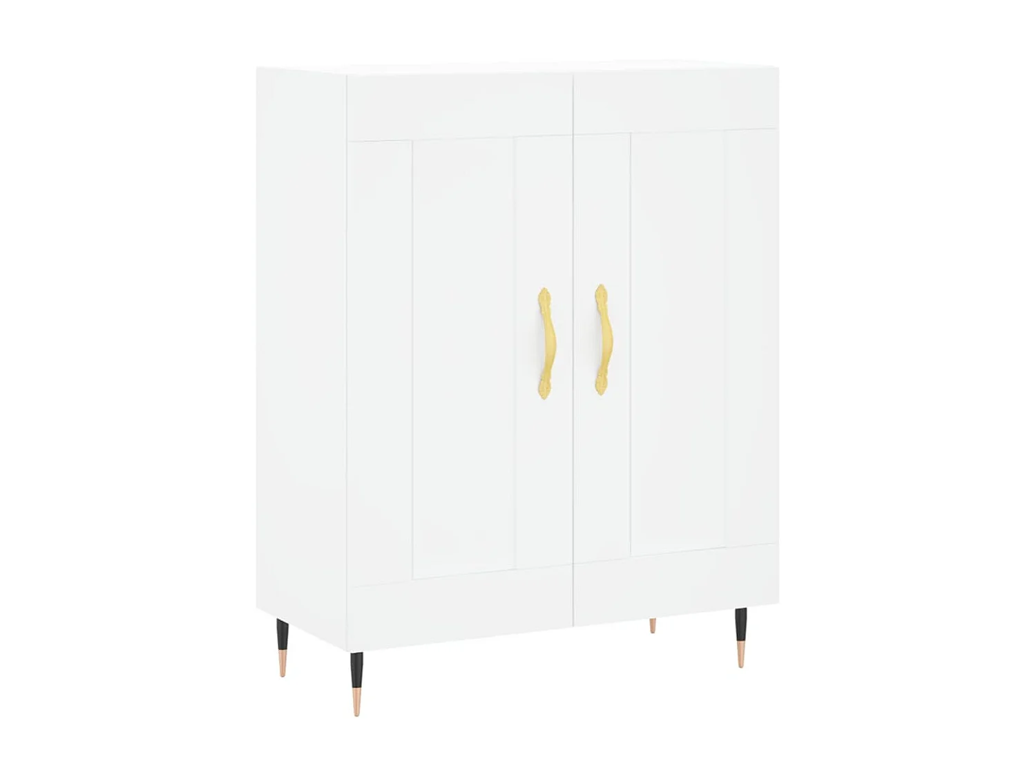 Aparador de madera de ingeniería blanco 69,5x34x90 cm