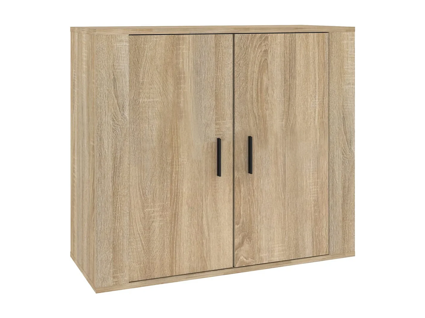 Aparador madera contrachapada color roble Sonoma 80x33x70 cm