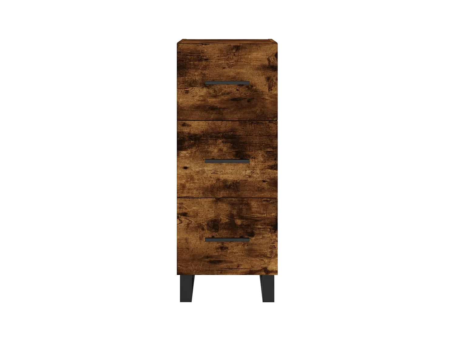 Aparador 34,5x34x90 cm madeira processada cor carvalho fumado