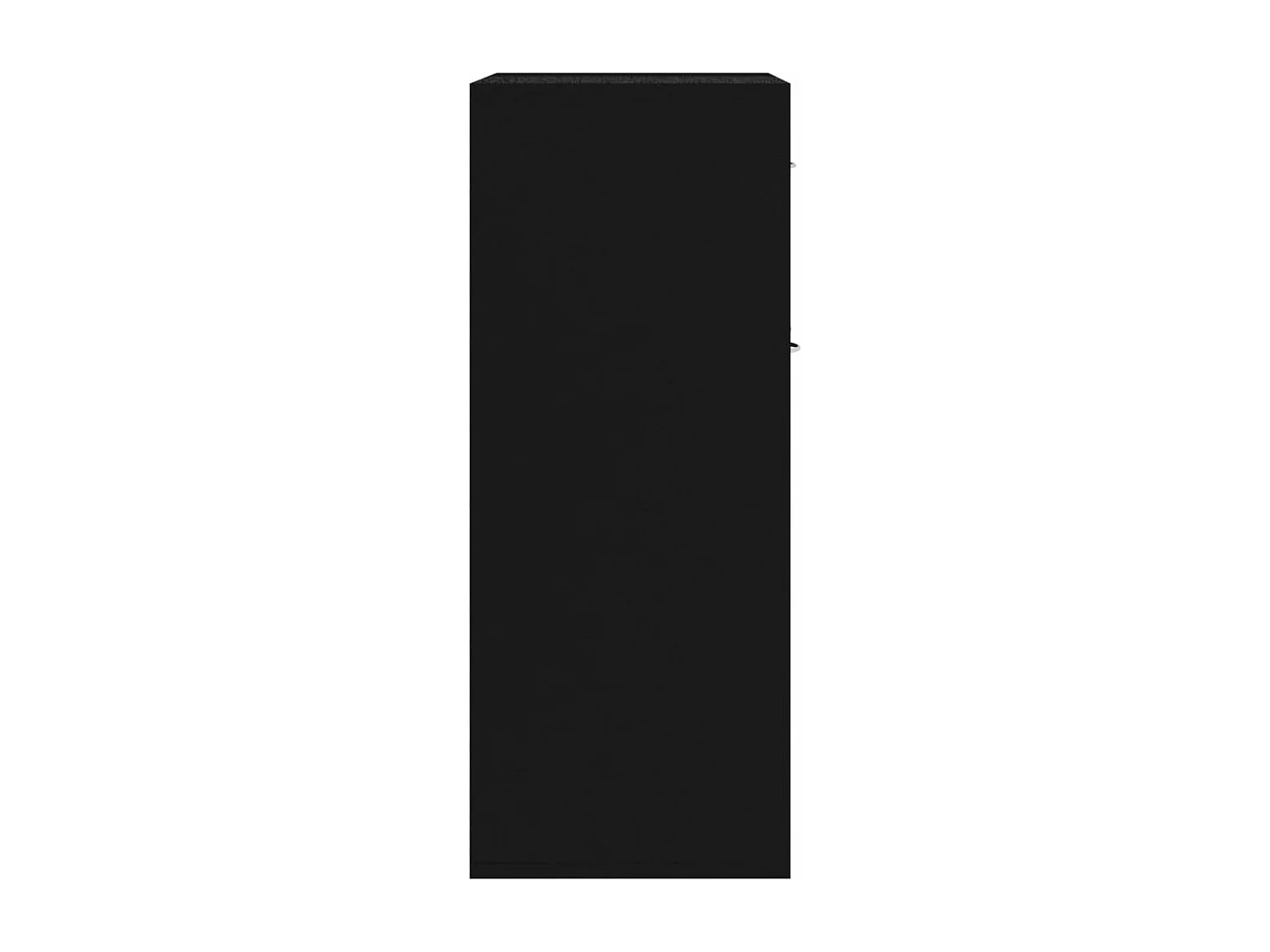 Buffet Noir 60x30x75 cm Aggloméré