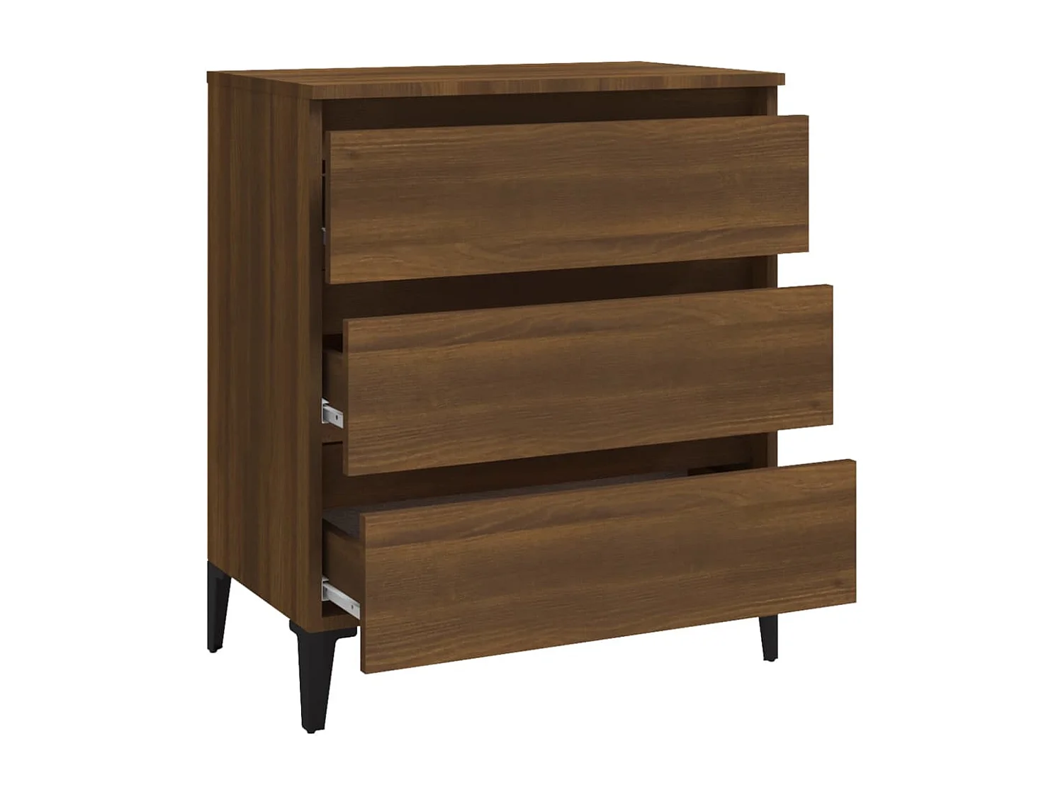 Buffet Chêne marron 60x35x69 cm Bois d'ingénierie