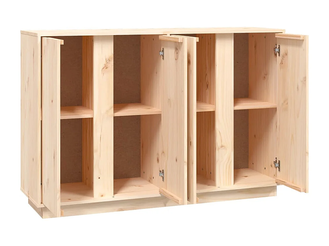 Buffet 120x35x80 cm Bois massif de pin