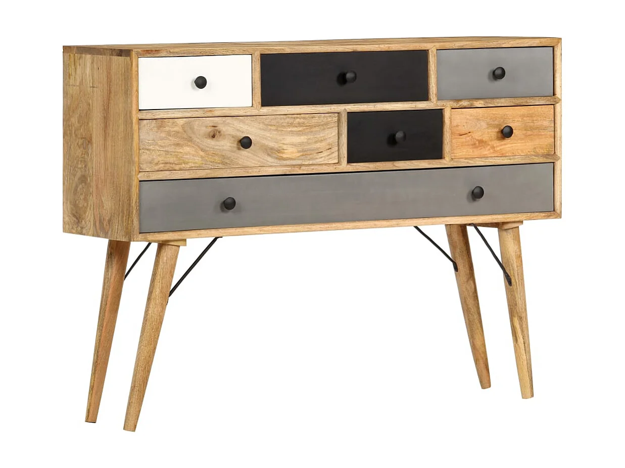 Buffet 110x30x82 cm Bois de manguier massif