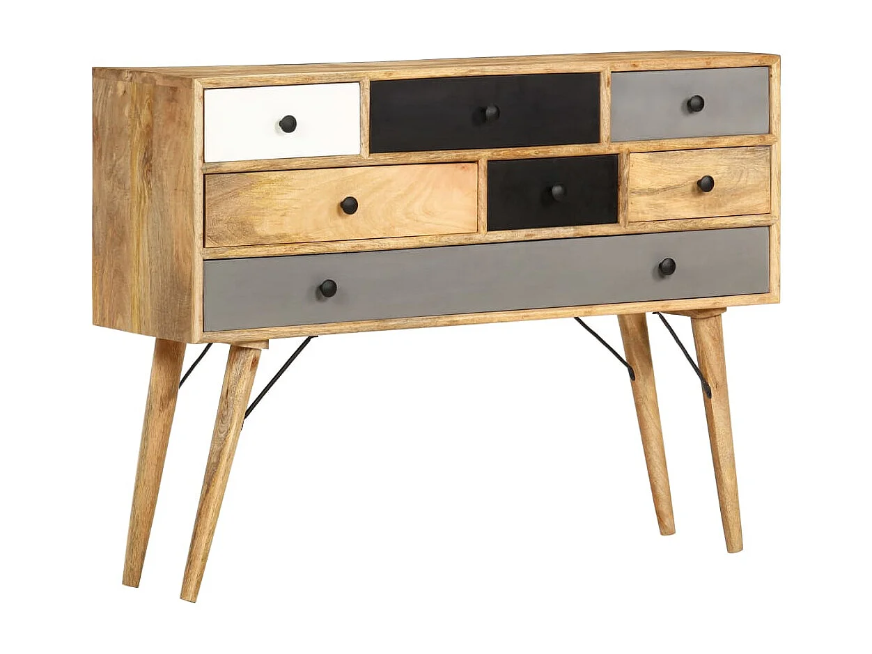 Buffet 110x30x82 cm Bois de manguier massif