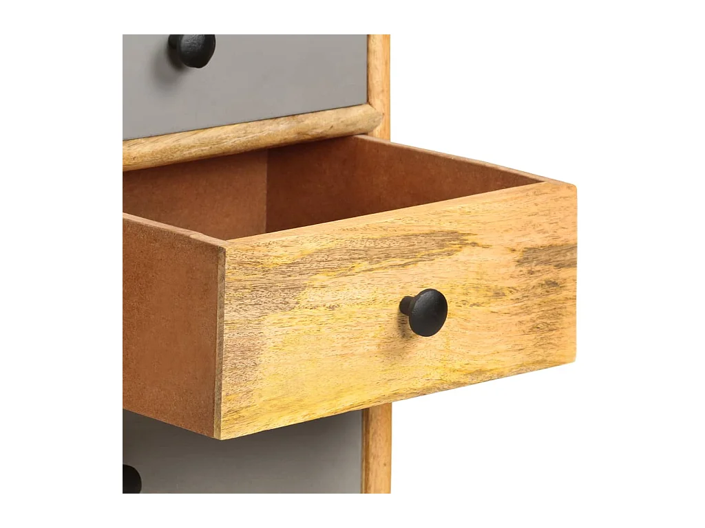 Aparador de madera maciza de mango 110x30x82 cm