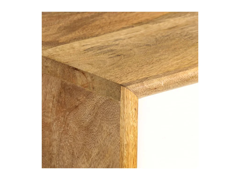 Aparador de madera maciza de mango 110x30x82 cm