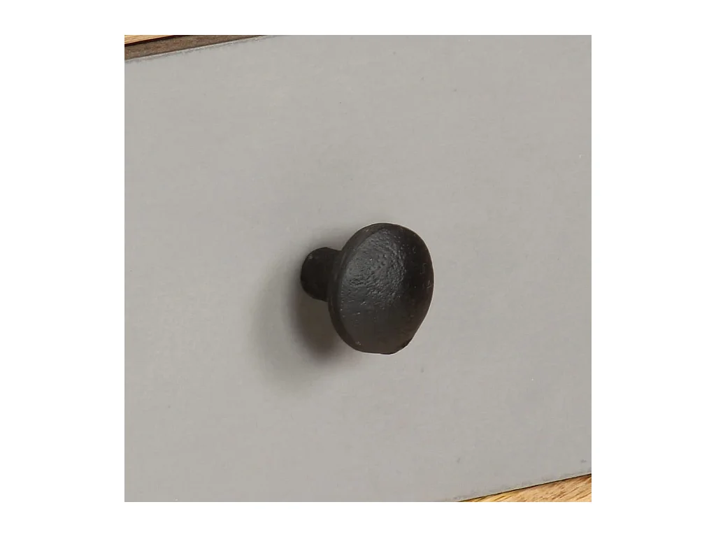 Aparador de madera maciza de mango 110x30x82 cm