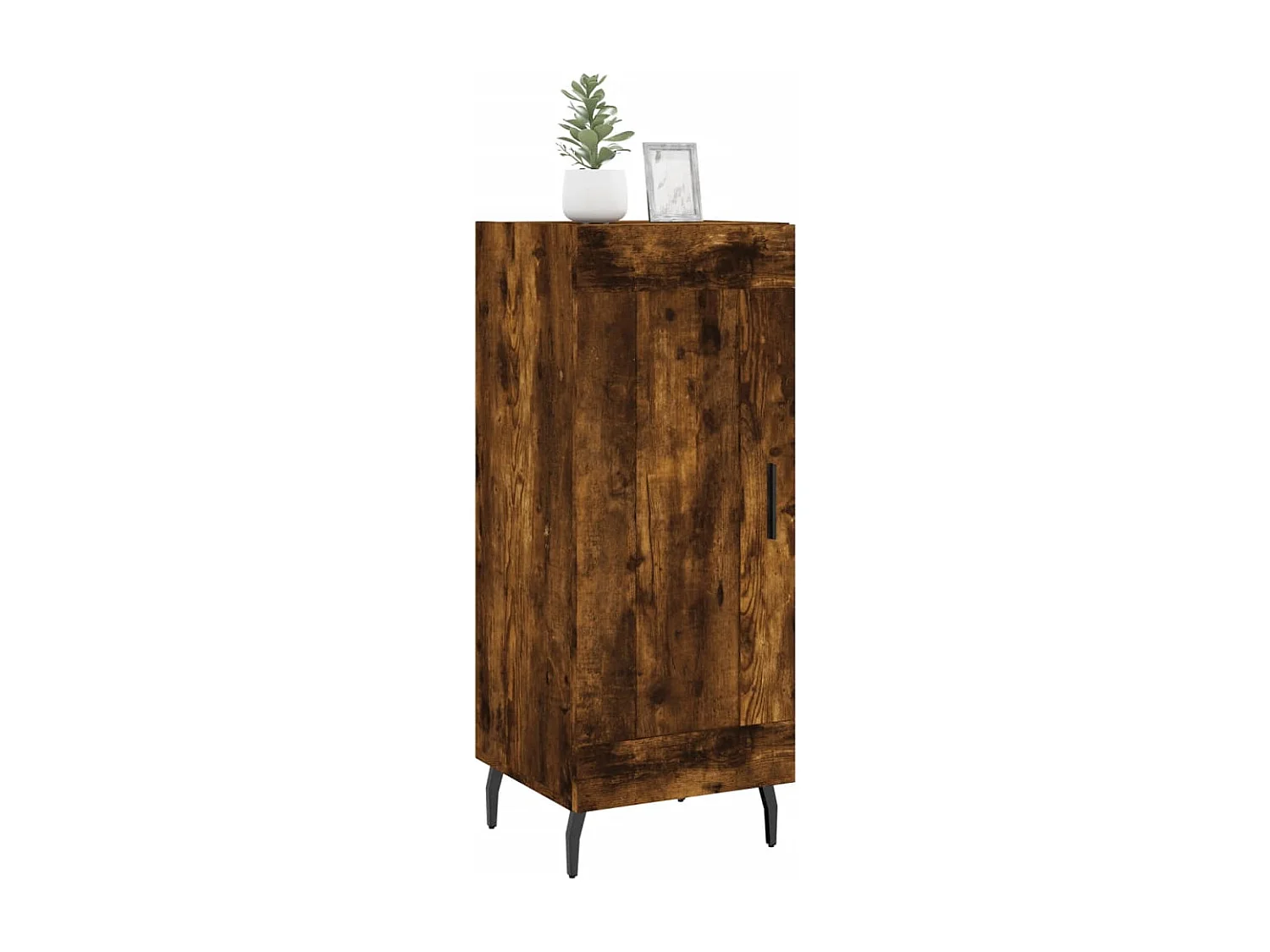 Buffet Chêne fumé 34,5x34x90 cm Bois d'ingénierie